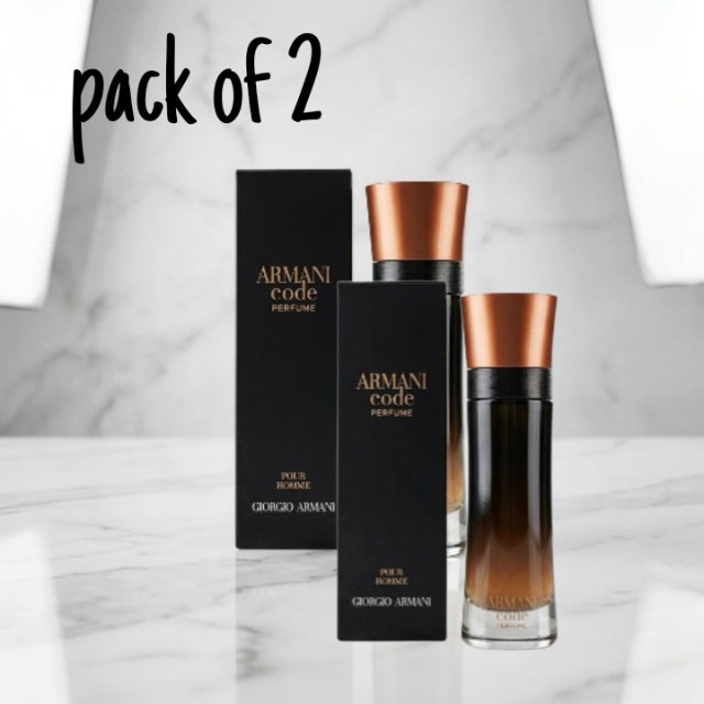Giorgio Armani Code Parfum for Men – Pack of 2