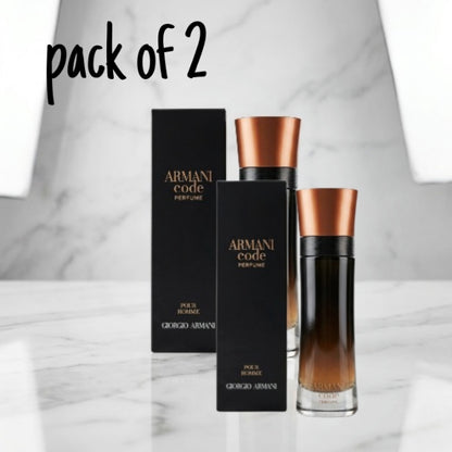 Giorgio Armani Code Parfum for Men – Pack of 2