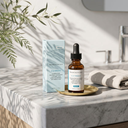 SkinCeuticals C E Ferulic Antioxidant Vitamin C Serum 30ml (1 fl oz) – Brightening & Anti-Aging Face Serum