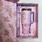 Stanley x LoveShackFancy Quencher H2.0 FlowState™ 40 oz – Happy Thoughts Purple | Limited Edition