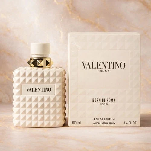 Valentino Donna Born In Roma Ivory Eau de Parfum Spray for Women – 3.4 oz / 100ml | New in Box